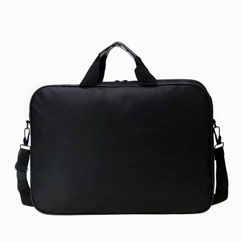 Briefcase Bag 15.6 Inch Laptop Messenger Bag Black Business Office Bag Computer Handbags Simple Shoulder Bag for Men Women
