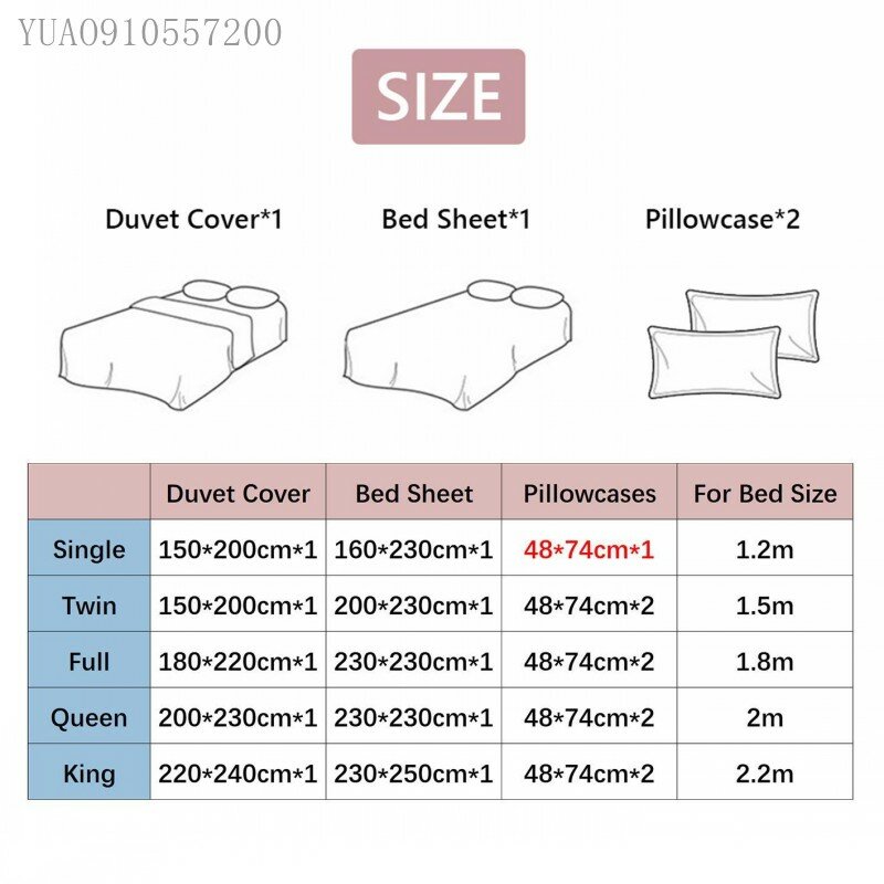 Kids Bedding Set Cartoon Printed Duvet Cover Bed Sheet Pillowcases Flower 3D Bed Linen Set Single Twin Queen King Quilt Cover