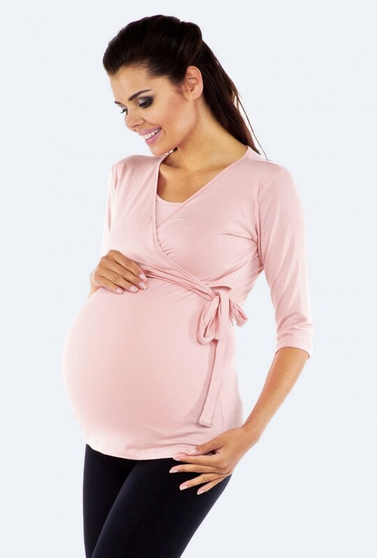 Stillen schwangerschaft mode top nähte spitze-up auf beiden seiten von stillen mutterschaft kleid entbindung kleidung