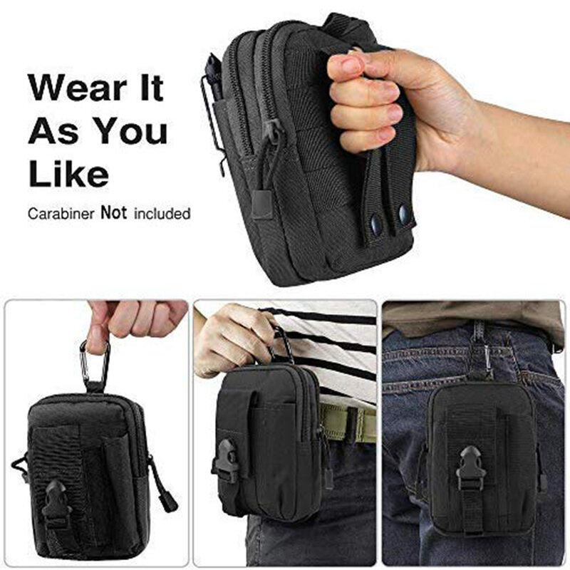 Tactische Molle Holster Universele Holster Militaire Taille Tas Taille Pack Heuptas Pouch Portemonnee Telefoon Case