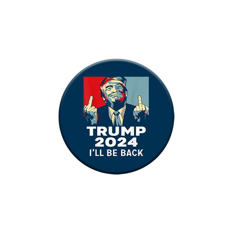 Tasten Pins Präsidentschaftswahlkampf Halten Amerika Große Taste Abzeichen für Präsident Wahl UNS 2024, 2,28 L * 5