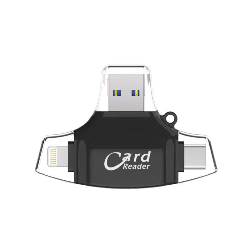 Bekit USB 3.0 lecteur de carte 4 en 1 Micro SD TF Cardreader type-c OTG iPhone adaptateur multifonction pour Smartphone ordinateur