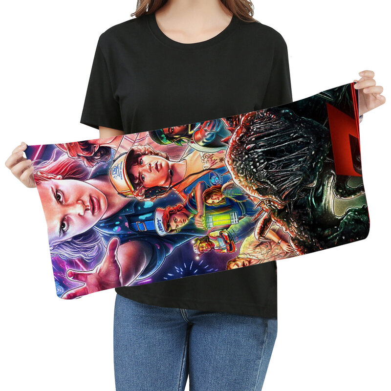 Stranger Things Towel Fans Respond To Aid Periphery Towel Wash One's Face A Piece Of Cloth Exceed Fine Fiber Banner Towel