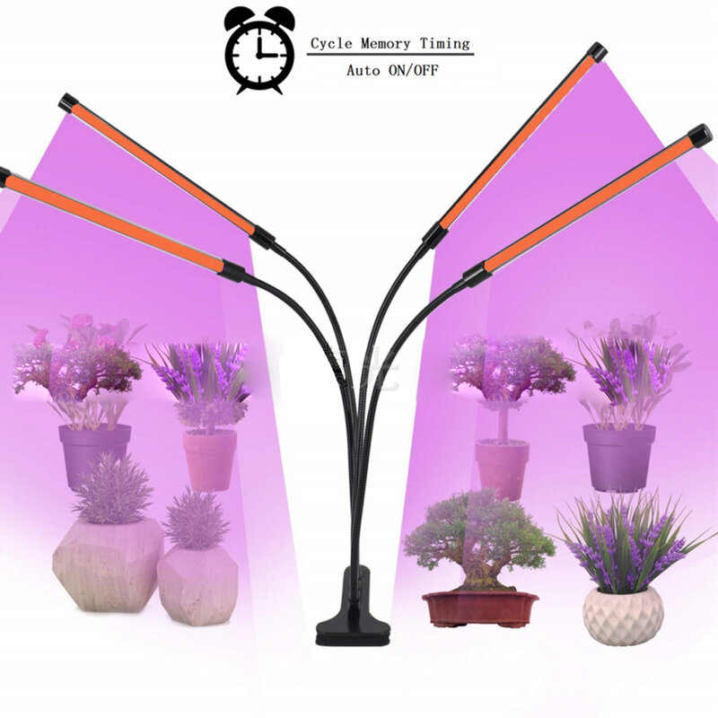 Lámpara de cultivo de espectro completo alimentada por USB, lámpara Phyto Dimmalbe de sincronización COB para plántulas de plantas de interior, flores vegetales, Tenx Fitolampy