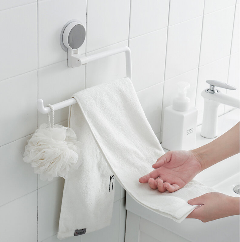 Sucção de parede cozinha rolo suporte papel para banheiro rack armazenamento organizador casa ferramentas gancho toalha armário prateleira tecido