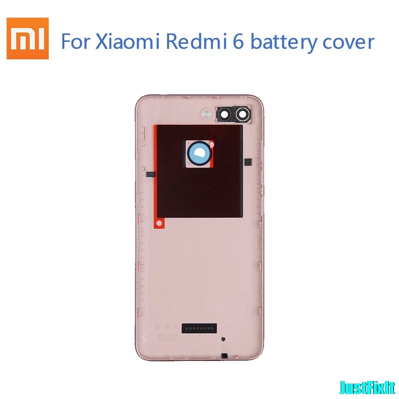 Casing Perumahan Asli untuk Xiaomi Redmi 6/6A Casing Bagian Pengganti Penutup Belakang Baterai untuk Redmi6/6A Penutup Belakang Belakang