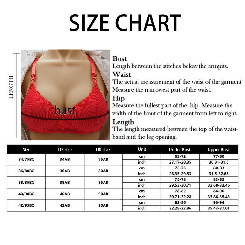 Plus Size Bra Women's Bra Widened Shoulder Straps Deep-V Brasieres Comfort Breast Female Adjustable Full Cup Bras Underwear