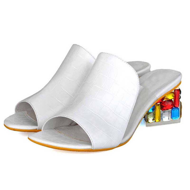 كعوب الصنادل النساء الصيف الصنادل اللمحة حذاء مزود بفتحة للأصابع امرأة ساحة الكعوب مضخات حذاء بكعب ويدج Sandalias Mujer 2020