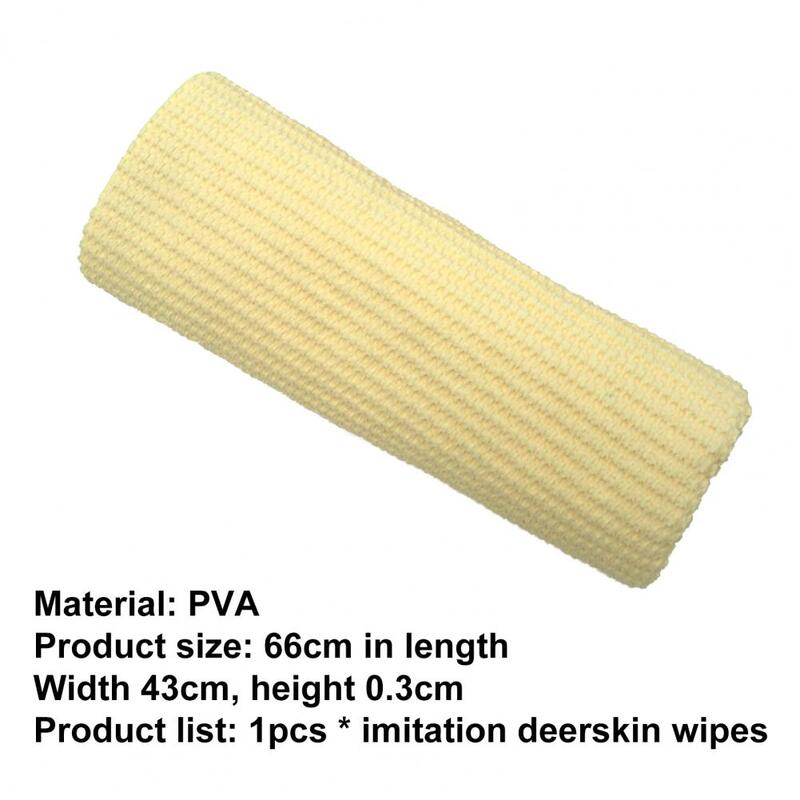 Cleaning Cloth Thicken Soft PVA 66x43cm Polishing Drying Wash Towel for Automobile