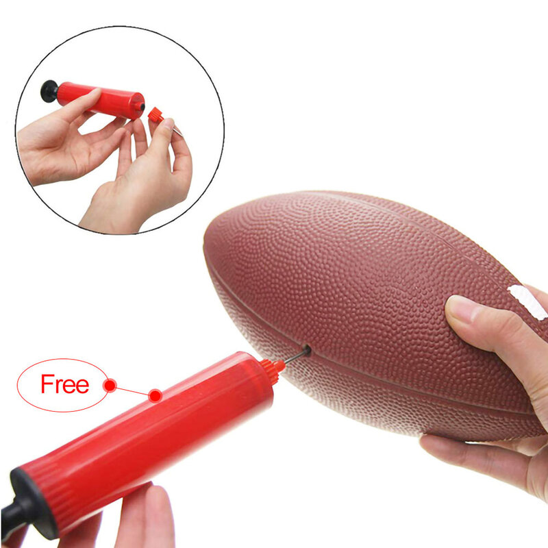 No.3 Rugby PVC Non-Slip Particles American Youth Inflatable Ball Game Outdoor Children Adult Ball Game Accessories With Pump