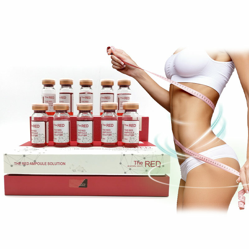 Solution Korea Lipolytic Injection Lose Weight Dissolve Fat Lipolysis Ampoule RED Ampoule Solution