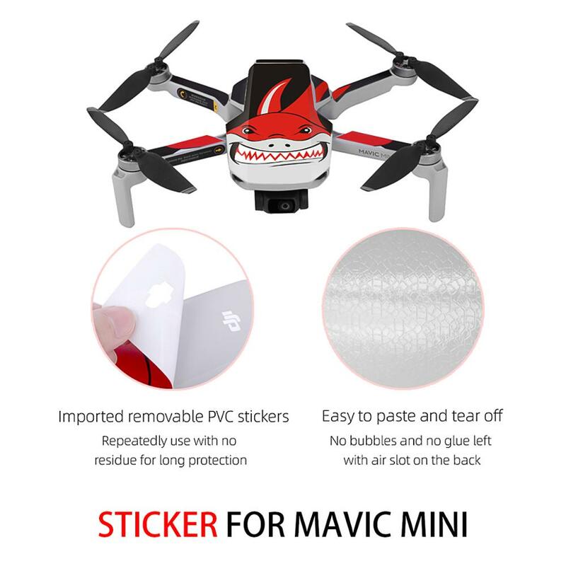 DJI-Mini juego de pegatinas Mavic para Dron, equipo creativo DIY, accesorios para Dron