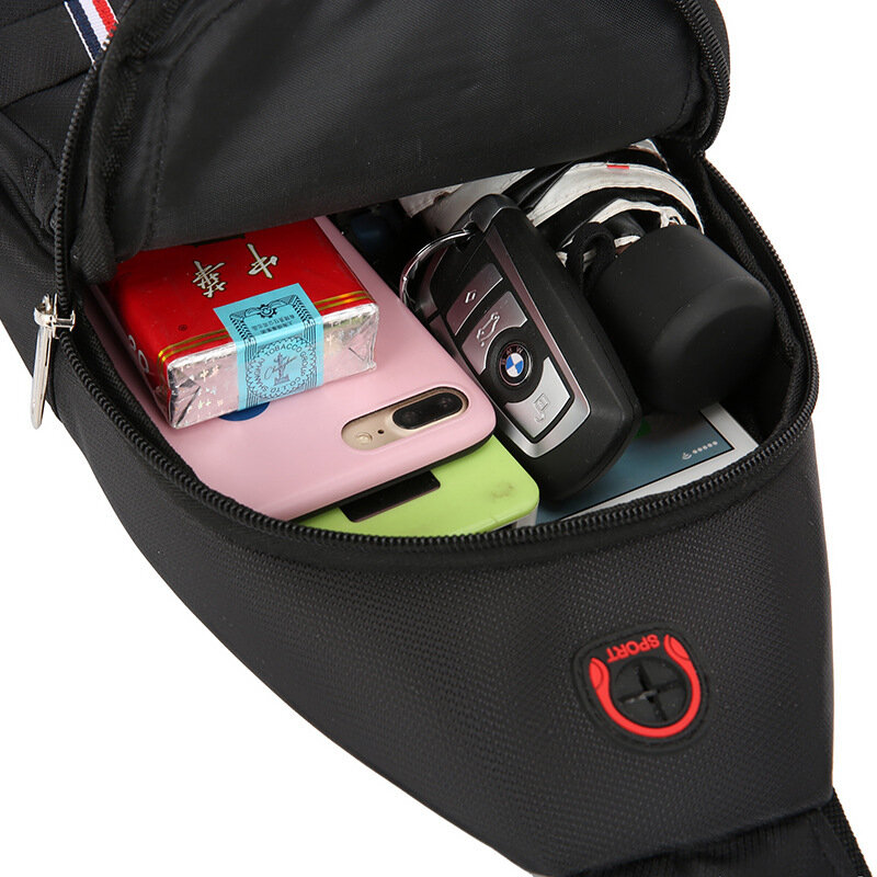 Männer Schulter Tasche Freizeit Wasserdicht und Hard-Tragen Oxford Tuch sport Crossbody Outdoor Brust Tasche Täglichen Picknick Reise Paket