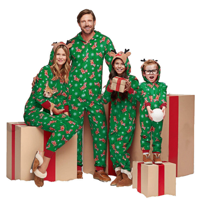 Regalo de Navidad a juego, trajes familiares, pelele para niños, ropa para madre e hija, mono de aspecto familiar, pijama Kigurumi, Onesies