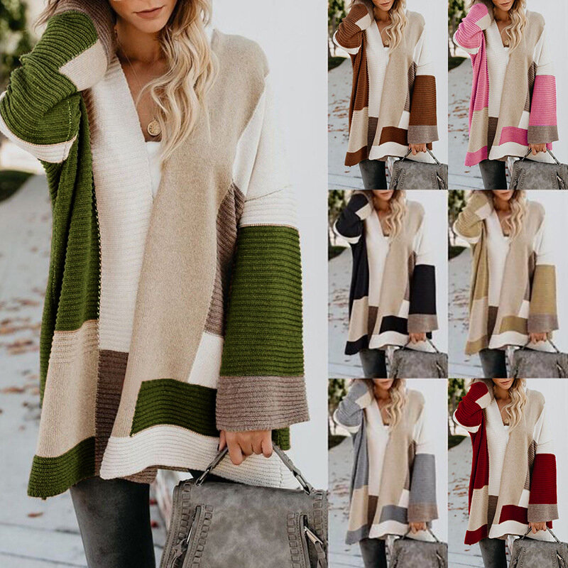 女性のための幾何学的な色のセーター,大きくてカラフルなセーター,新しい,夏のコレクション2021
