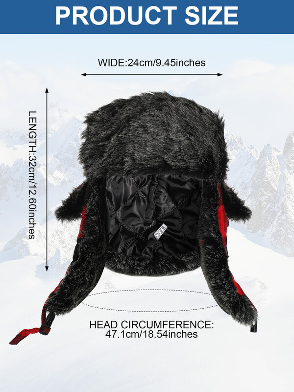 Conjunto de luvas para inverno, chapéu de inverno unissex, aviador, luvas antiderrapantes à prova de vento, chapéu de esqui