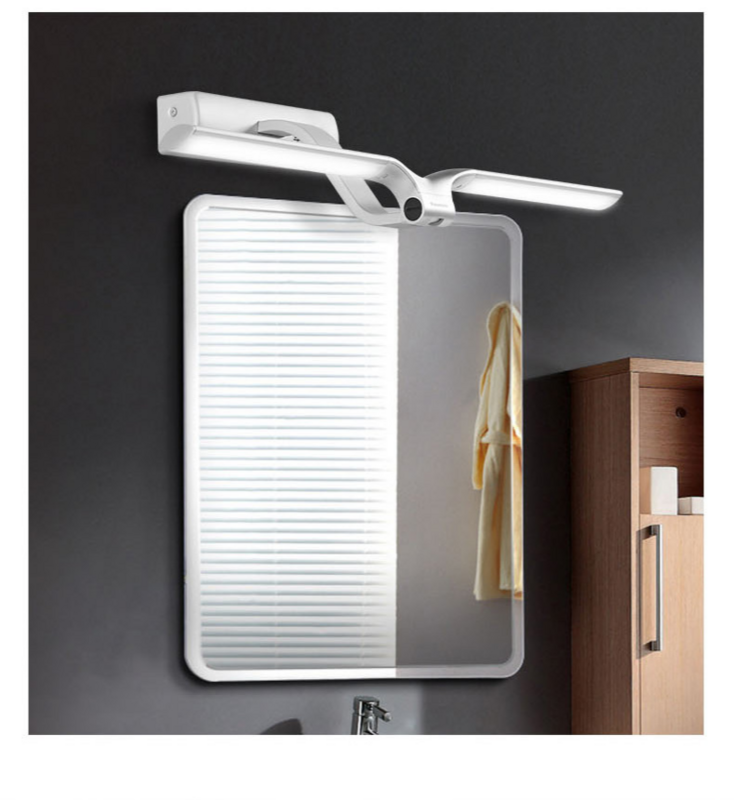 Panasonic nowoczesna łazienka światła LED przednie lustro światła makijaż kinkiet Vanity oprawy oświetleniowe lustro lampa vanity lustro światła