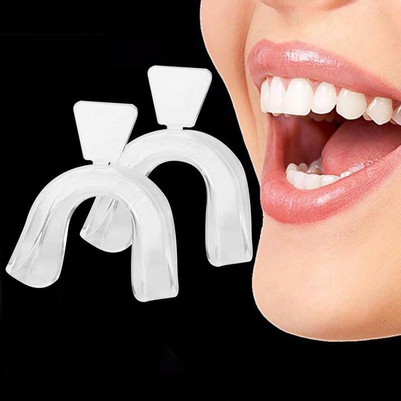 1 Pcs Bleaching Silikon Zähne Mund Tray Nacht Mund Dental Schleifen Schutz Pressen Beißen Hilfe Für Zähne Schlaf A4F2