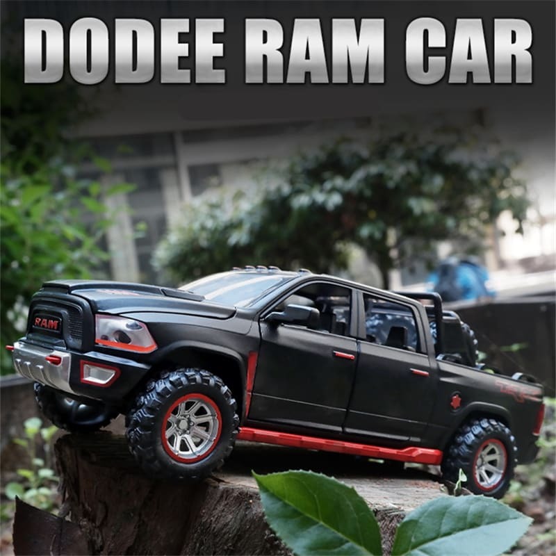1:32 Dodge Ram Trx Miniatura De Metal Autos Con Luces Y Soni 