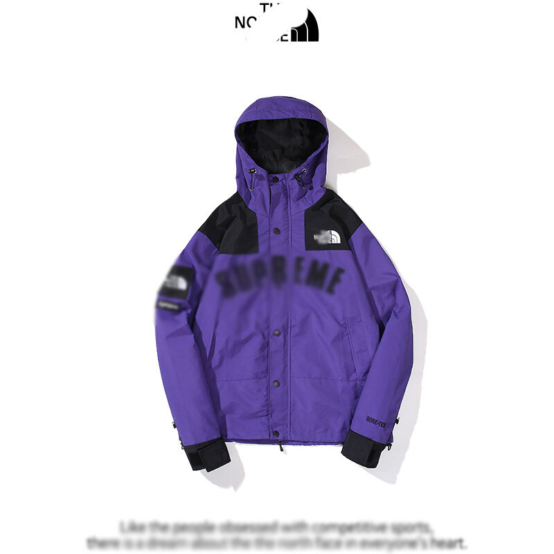New lovers letters Printing Of 2021 Autumn Winters Ski-Wear, Outdoor Sports Wind Warm Hooded Jacket For Men And Women