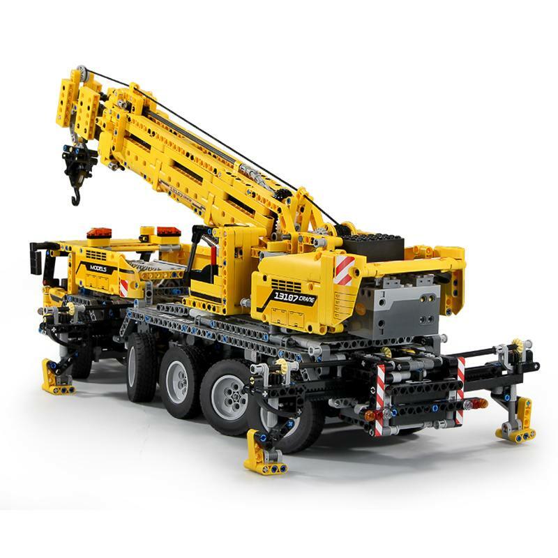 MOULD KING 13107 2590pcs High-Tech Remote Control Crane Truck RC Car Engineering Models Building Blocks Bricks Kids DIY Toys