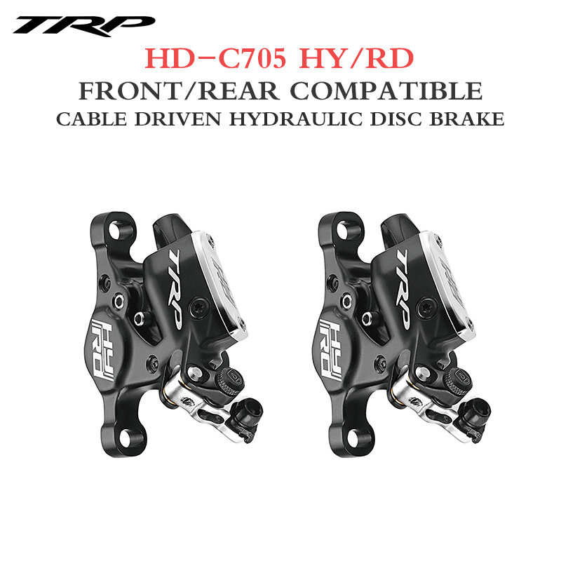 TRP – freins à disque hydrauliques pour vtt, actionnés par câble HY/RD, avec plaquettes de frein bilatéraux