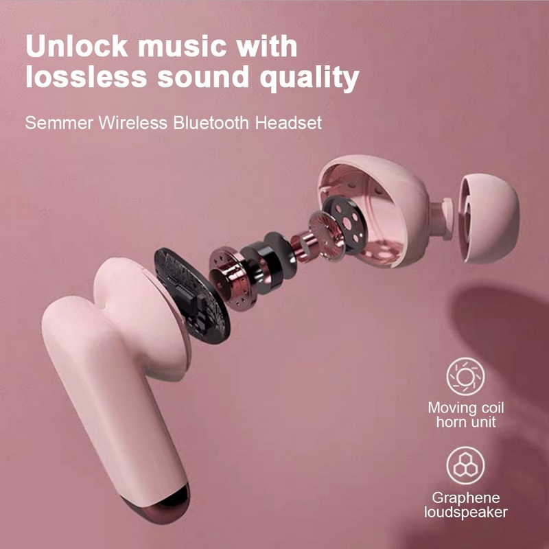 Air Pods Headsets TWS Bluetooth 5.0 Wireless Headphone LED Earphone with Charging Box Wireless 9D Stereo Sport Waterproof Earbud