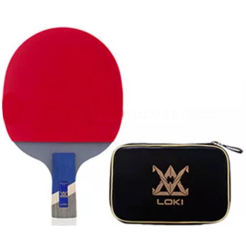 Loki nova 7 estrela alta pegajosa raquete de tênis de mesa 5 ply madeira lâmina pingpong bat espinhas na raquete de ping pong