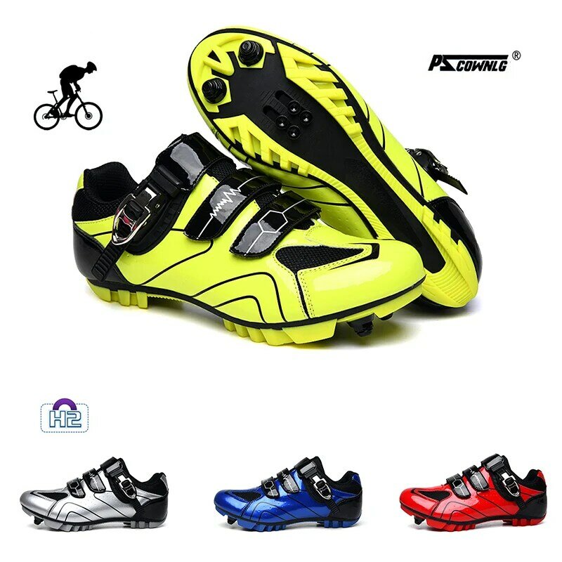 รองเท้าขี่จักรยานชายกลางแจ้ง Professional Racing แผนที่ Spd Pedal H2-R569จักรยาน Unisex Mtb Mountain รองเท้าจักรยาน Cycl รองเท้า