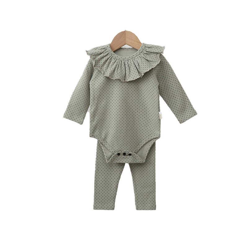 Spring Baby Clothing Set Men's and Women's Baby Long Sleeved Cute Boy's Baby Girl's Baby Climbing Suit