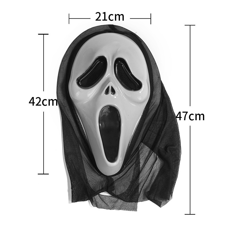 Hot Halloween Cosplay Mask per uomini e donne Horror Scream Grimace Mask Dance Party giochi di ruolo puntelli maschera diavolo all'ingrosso