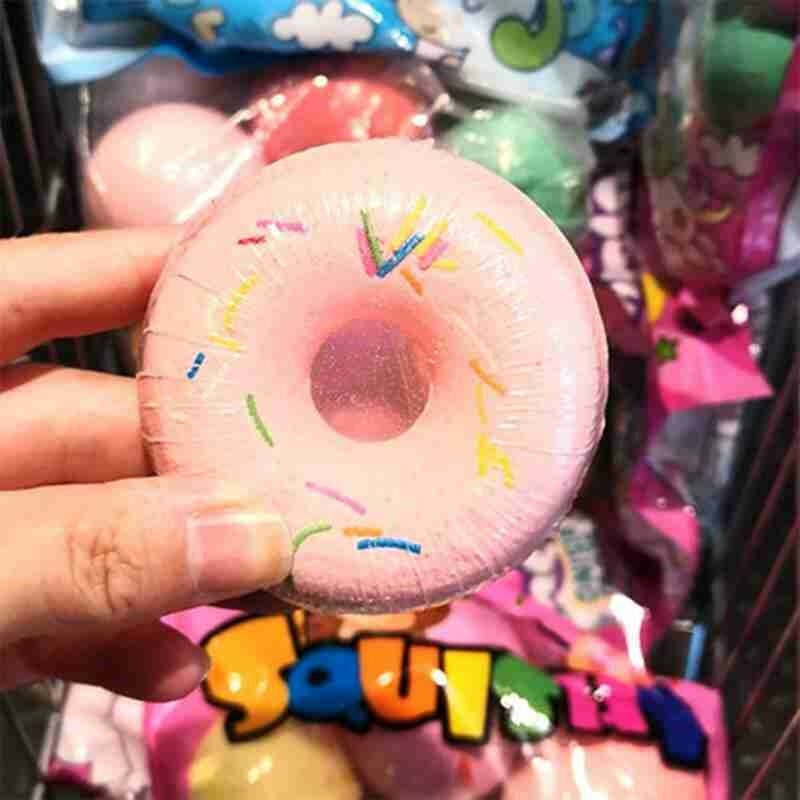 Donut-Vormige Bad Zout Te Voeden En Schoon Lichaam Huid Ontspannen Douche Bubble Bommen Stress W2U4