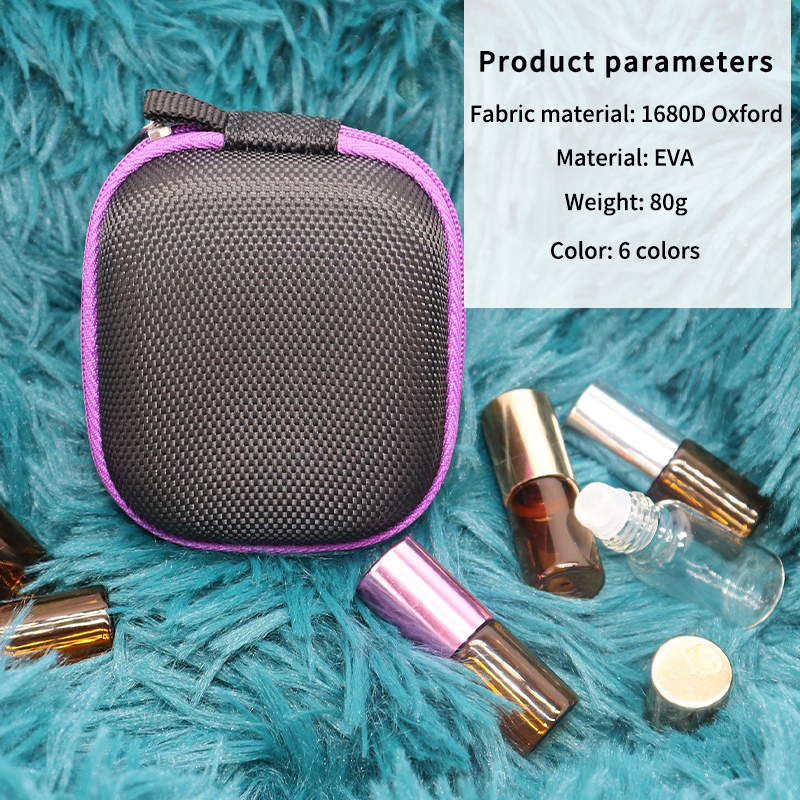 6 Slot Bottle Case Protect For 1-3ML Rollers Essential Oils Bottle Storage Bag Travel Carrying Organizer Holder Makeup Rangement