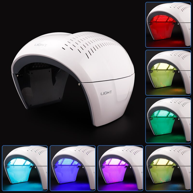 Lámpara de terapia de luz LED de fotones PDT, 7 colores, VIP