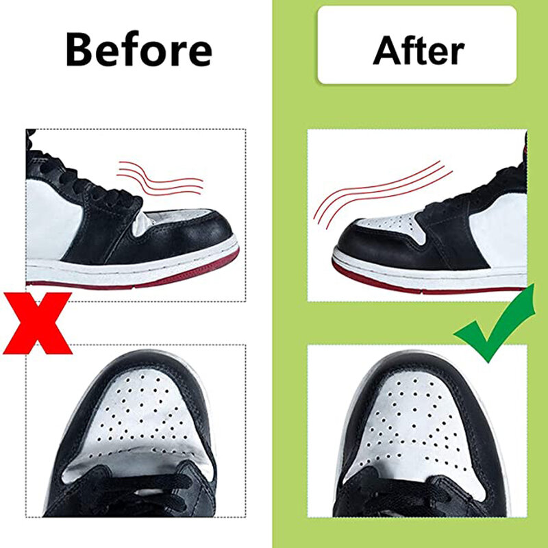 2 Pair Sneakers Anti Crease Protector for Sports Shoes Anti-Fold Stretcher Shoe Accesories Basketball Shoe Extender Protection