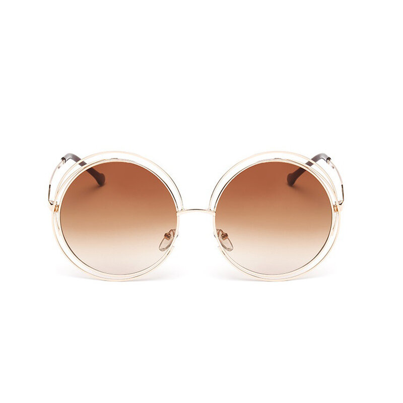 2017 Retro Round Women Sunglasses Fashion Brand Designer Vintage Ladies Sun Glasses for Women Glasses Oculos De Sol Female