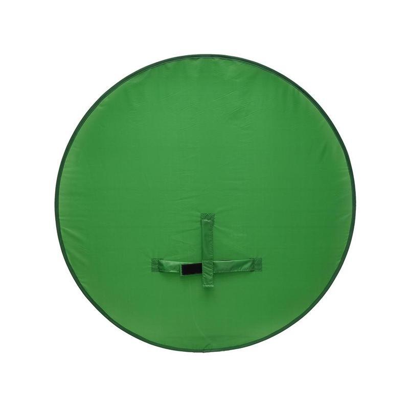 4.65ft 142CM Round Green Backdrop Photography Background Screen for Photo Video Studio Green Screen Photography Props