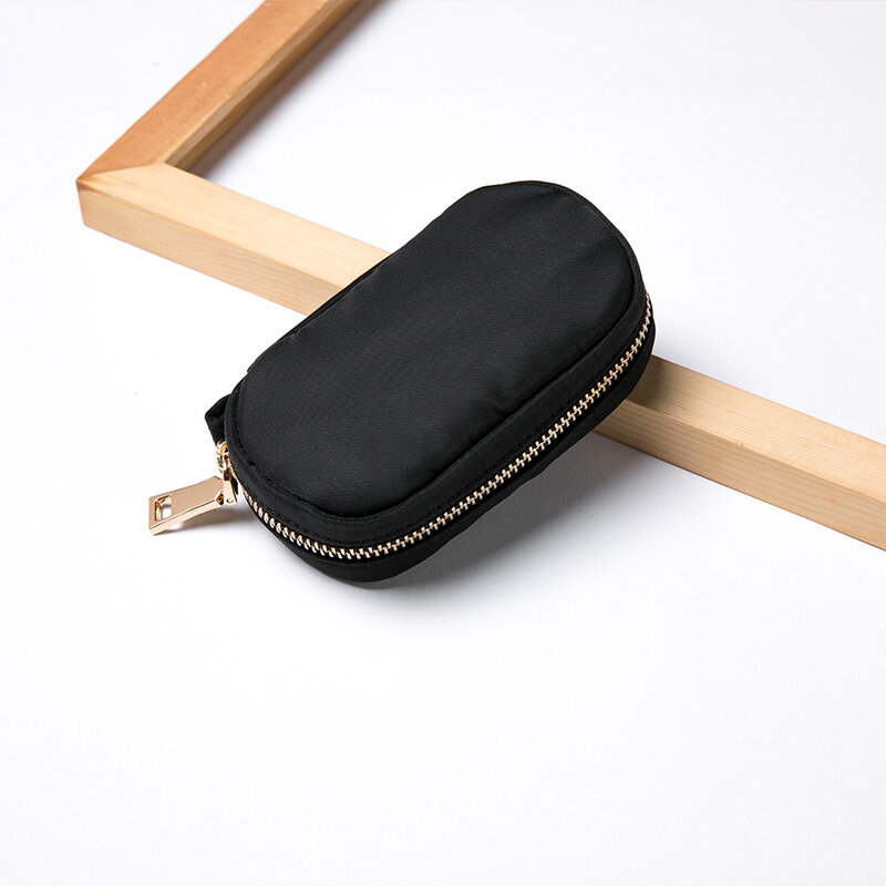 Нейлоновый холщовый кошелек для мелочи в Корейском стиле, модный простой чехол для карт, миниатюрный чехол для ключей для девочек