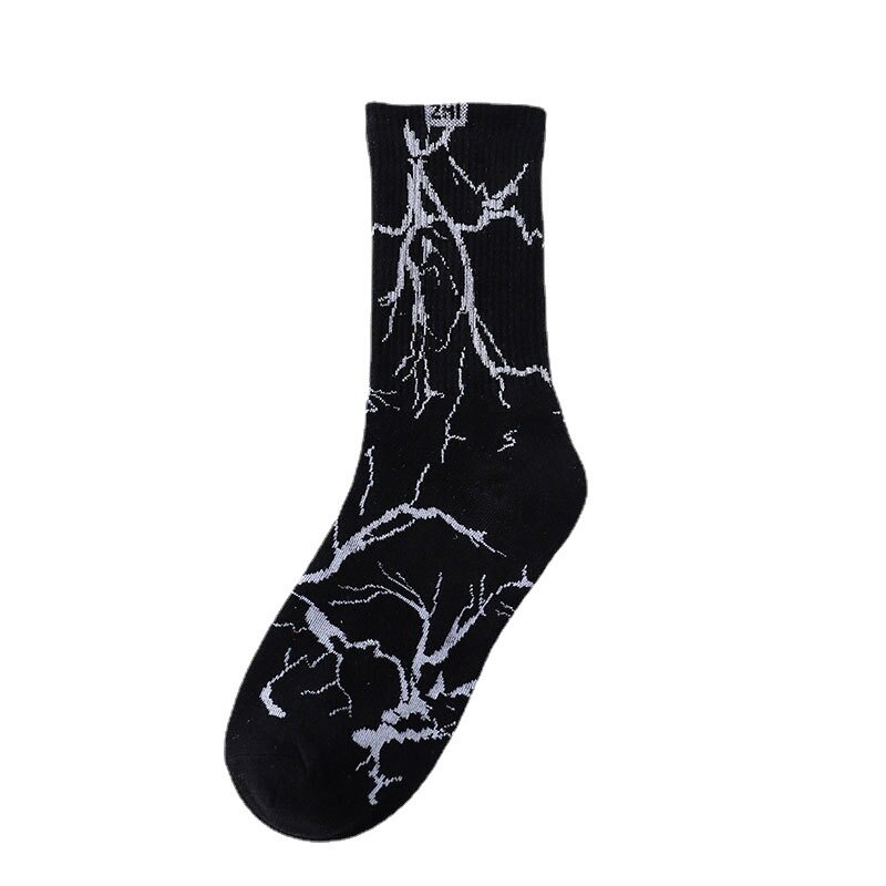 New Socks Pure Cotton New Korean Version of The Spring and Summer Four Seasons Sports Socks Street Skateboard College Style