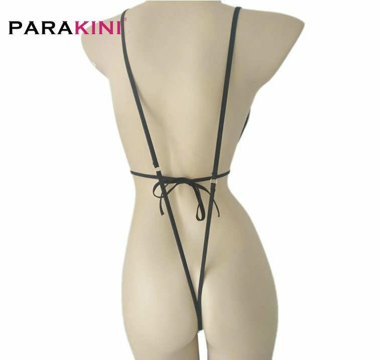 PARAKINI-maillot de bain sexy, transparent, Micro, Bikini, string, string, taille extrême, culotte, plage, Lingeries, plage
