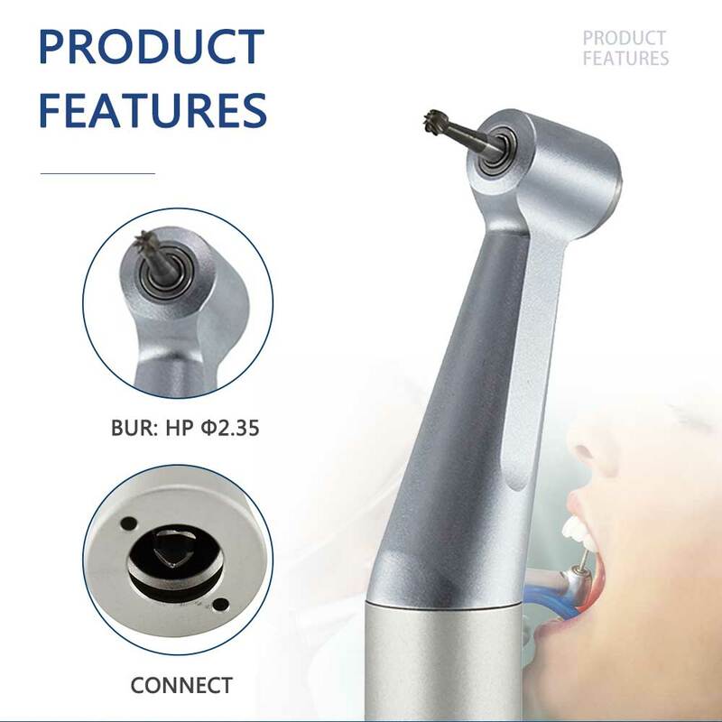 Forniture dentali per dentista manipolo contrangolo 1:1 FX25 manipolo esterno spray acqua non ottico compatibile con motore ad aria