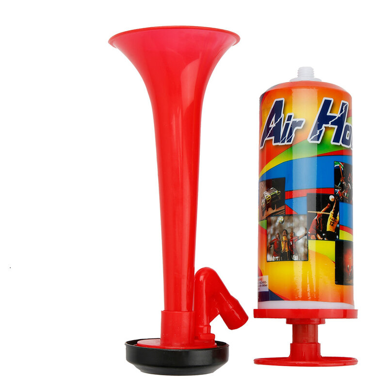 Hand Push Air Fan Horn Cheerleading  Sports Meeting Cheer Club Trumpet Kids Children Toy Pump Football Soccer Games Loud Speaker