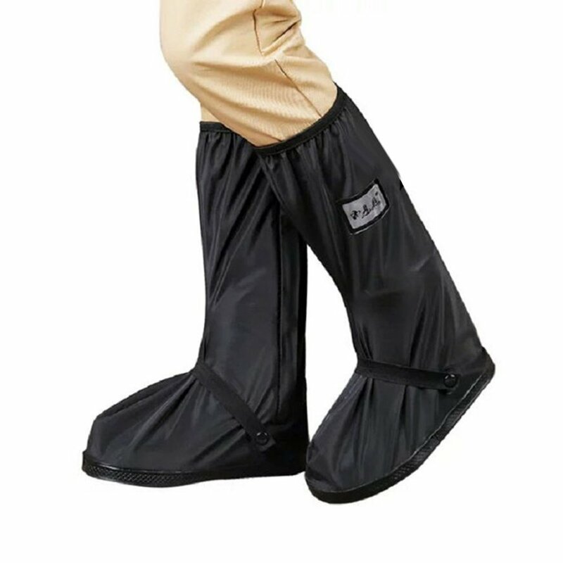Couvre-chaussures imperméables et réutilisables pour moto, couvre-chaussures de pluie avec relecteurs
