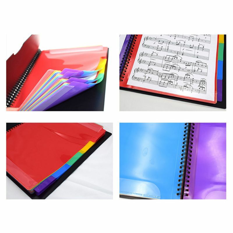 Creative A4 Music Book Folders Piano Multi Function Score Practical File Holder 