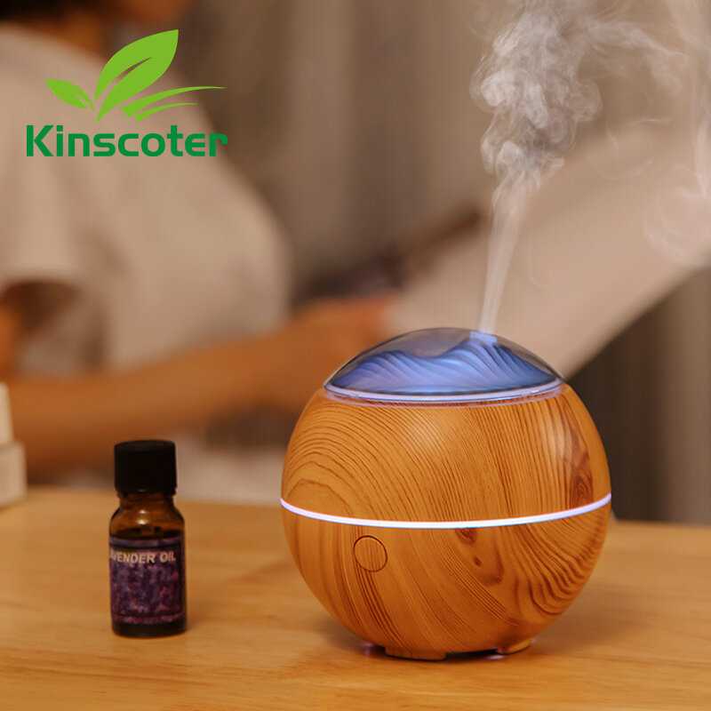 Kinscoter แบบพกพา Aroma Essential Oil Diffuser Mini ความชื้น Humidifier อัลตราโซนิก Mist Maker Humidificador สำหรับรถบ้าน