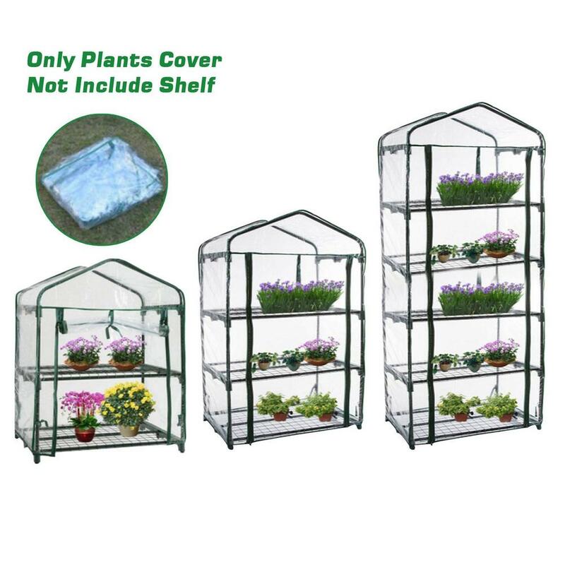 Greenhouse shelf Protective cover Outdoor protect Shelves-Grow Plants, Seedlings, Herbs or Flowers In Any Season-Gardening Rack