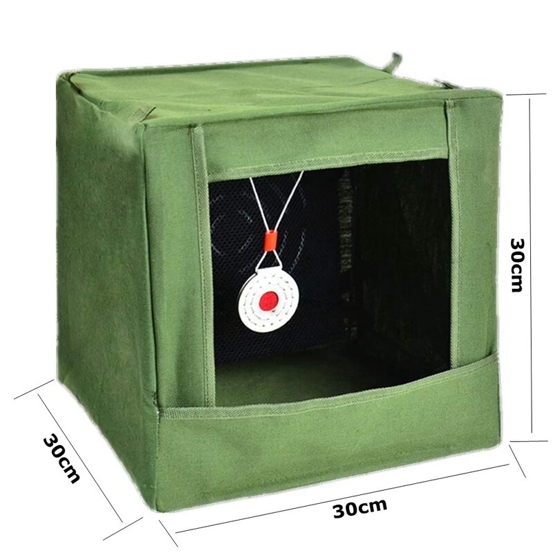 Target Box pratica gioco competitivo toro occhio resistente all'usura anti-fionda Target Box Bow Collection Box silenziatore fionda