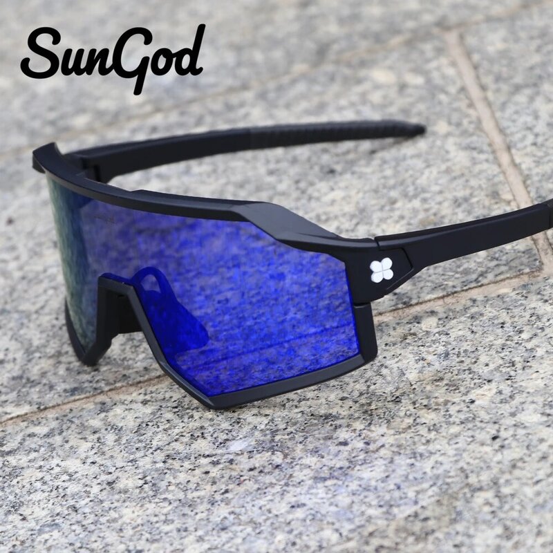 Солнцезащитные очки Sungod для велоспорта, поляризационные спортивные очки для горных велосипедов, унисекс, для бега