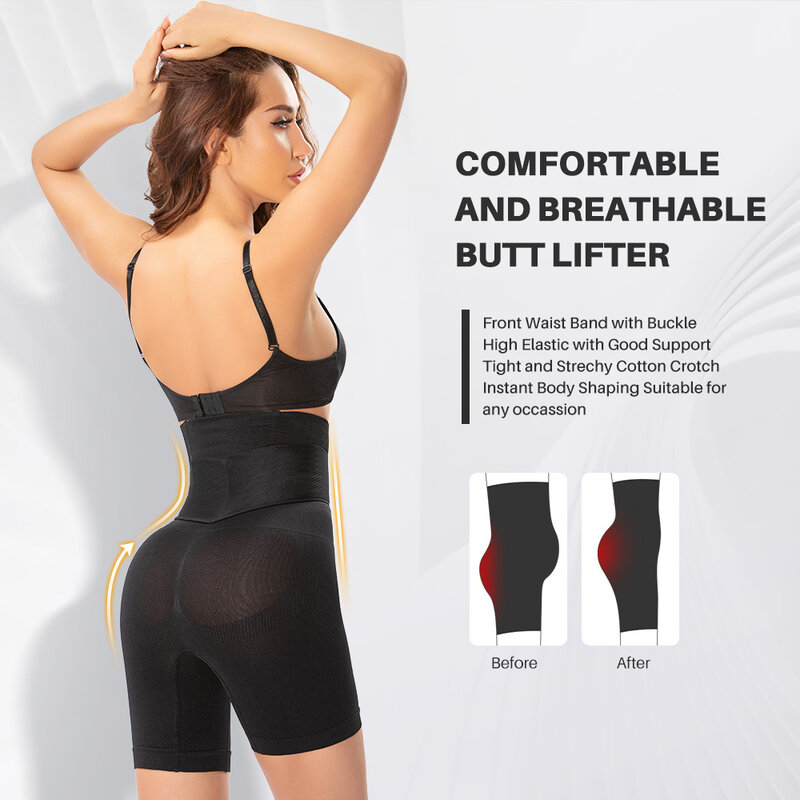 Calcinhas coloridas 692 de cintura alta para mulheres confortáveis e respiráveis Calcinhas para controle de barriga