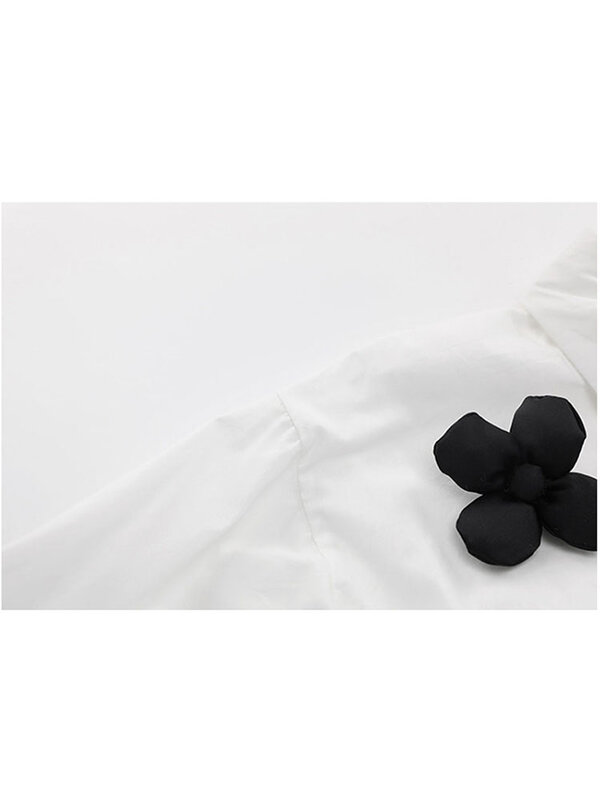 Blusa holgada informal de manga larga con cuello vuelto para mujer, camisa con estampado Floral, Estilo Vintage, para oficina, 2022